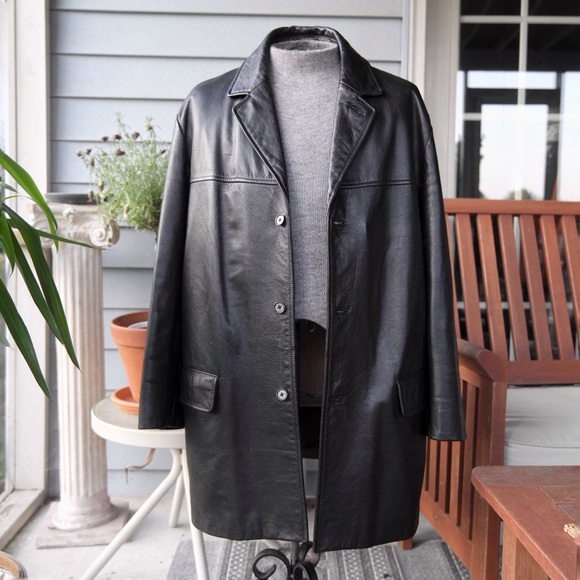 DKNY Leather Jacket - Picture 2 of 15